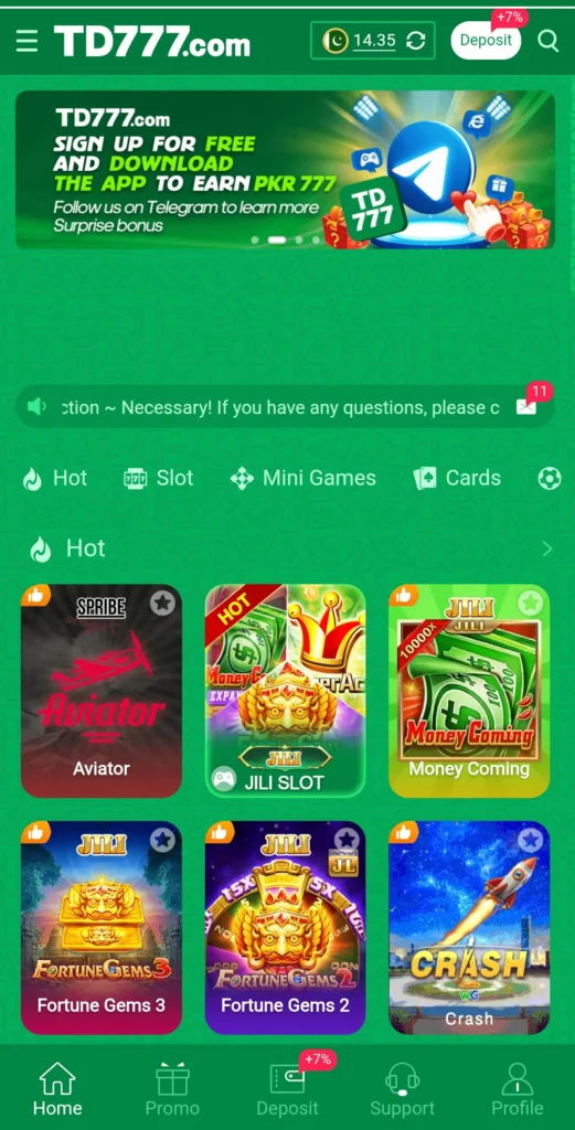 Td 777 Game